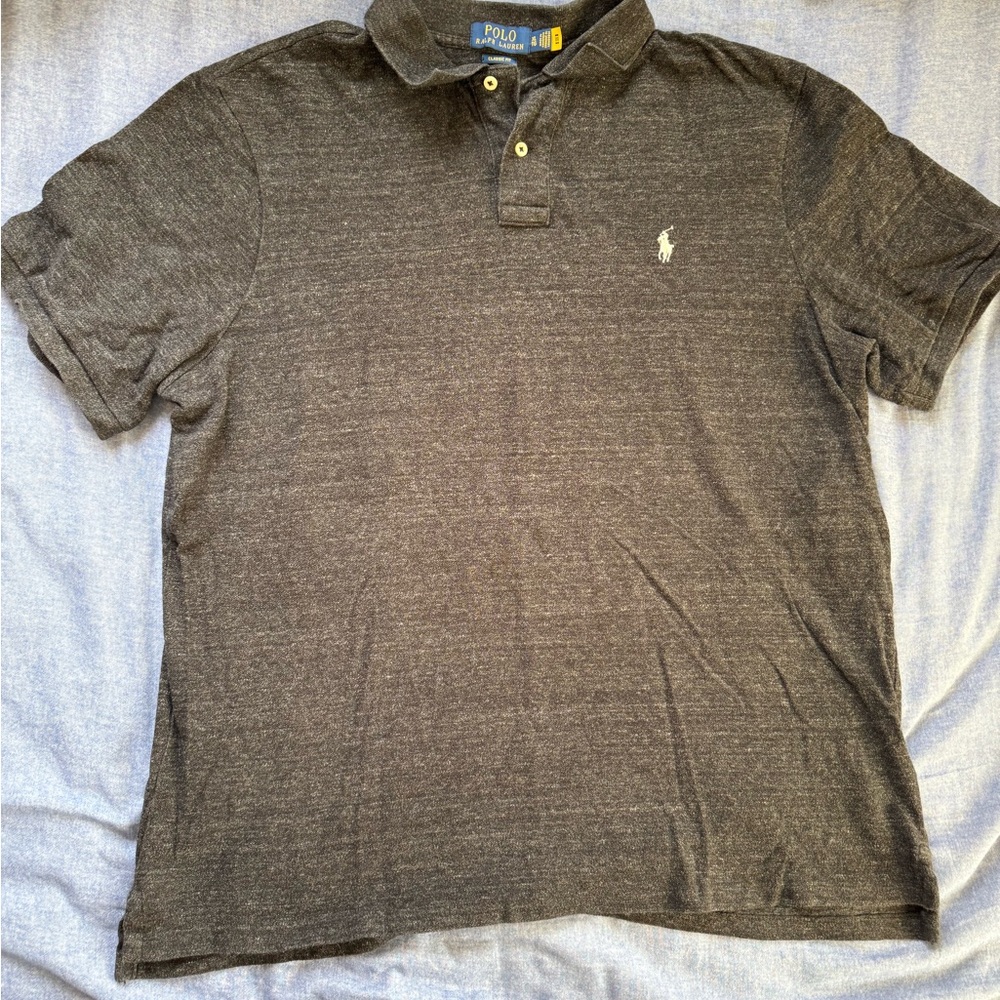 Ralph Lauren Men's Charcoal Polo Shirt